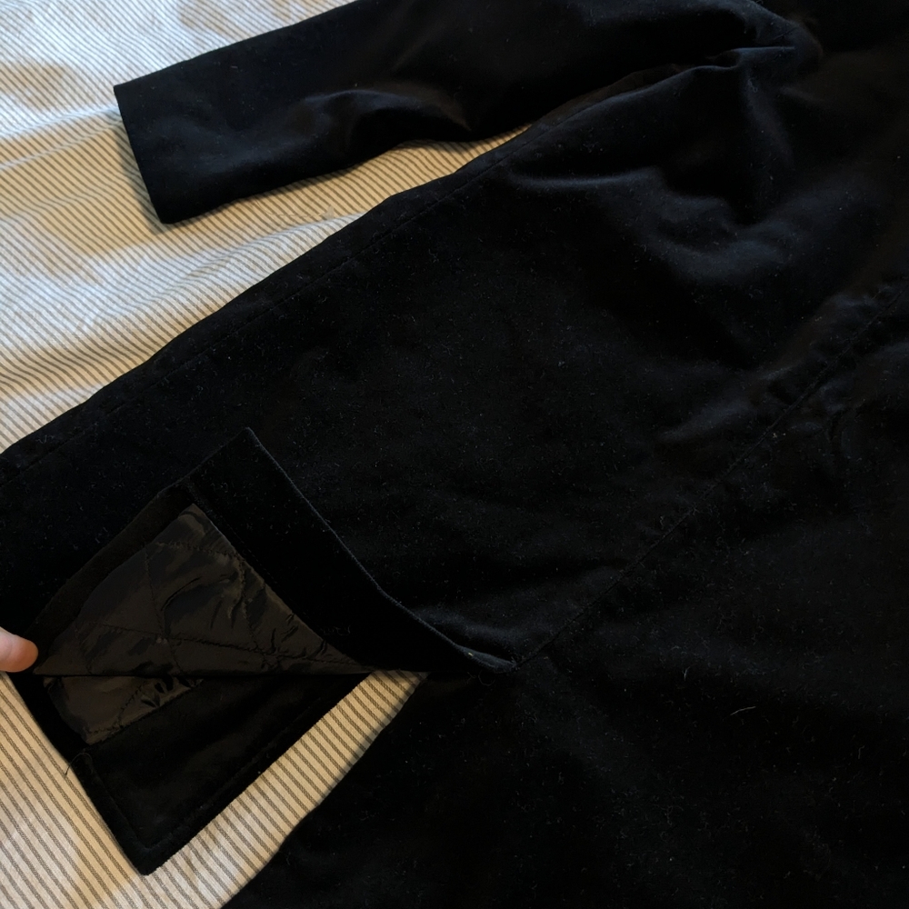 Velvet Dress Coat - Picture 10 of 10